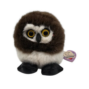 Vintage 1994 Puffkins OLLEY THE OWL 4" Plush Stuffed Animal Toy 1990's New